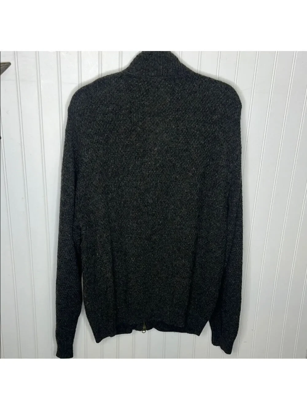 Pendleton Gray Zip Up Sweater
